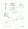 Jonsered LT2113 CM (96061022401) - Lawn & Garden Tractor (2008-06) Listas de piezas de repuesto y dibujos ENGINE