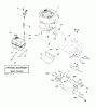 Jonsered LT2114 (96011029302) - Lawn & Garden Tractor (2011-10) Listas de piezas de repuesto y dibujos ENGINE