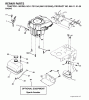 Jonsered LT2115 A (96011012500) - Lawn & Garden Tractor (2006-01) Listas de piezas de repuesto y dibujos ENGINE