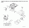 Jonsered LT2115 CM (96061008000) - Lawn & Garden Tractor (2006-04) Listas de piezas de repuesto y dibujos ENGINE CUTTING EQUIPMENT