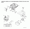 Jonsered LT2115 CM (96061008001) - Lawn & Garden Tractor (2006-04) Listas de piezas de repuesto y dibujos ENGINE CUTTING EQUIPMENT