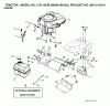 Jonsered LT2115 CM (96061008100) - Lawn & Garden Tractor (2006-04) Listas de piezas de repuesto y dibujos ENGINE CUTTING EQUIPMENT