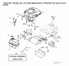 Jonsered LT2115 CM (96061008101) - Lawn & Garden Tractor (2006-05) Listas de piezas de repuesto y dibujos ENGINE CUTTING EQUIPMENT