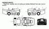 Jonsered LT2115 CM (J2115CMA, 954130215) - Lawn & Garden Tractor (2004-01) Listas de piezas de repuesto y dibujos DECALS