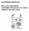 Jonsered LT2115 CMA (96061008200) - Lawn & Garden Tractor (2006-05) Listas de piezas de repuesto y dibujos FREQUENTLY USED PARTS