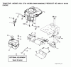 Jonsered LT2115 CMA (96061008300) - Lawn & Garden Tractor (2006-04) Listas de piezas de repuesto y dibujos ENGINE CUTTING EQUIPMENT