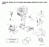 Jonsered LT2116 CMA2 (96061008800) - Lawn & Garden Tractor (2006-02) Listas de piezas de repuesto y dibujos ENGINE CUTTING EQUIPMENT