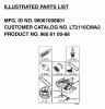 Jonsered LT2116 CMA2 (96061008801) - Lawn & Garden Tractor (2006-06) Listas de piezas de repuesto y dibujos FREQUENTLY USED PARTS