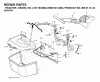 Jonsered LT2116 CMA2 (96061014400) - Lawn & Garden Tractor (2006-02) Listas de piezas de repuesto y dibujos BAGGER