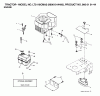 Jonsered LT2116 CMA2 (96061014400) - Lawn & Garden Tractor (2006-02) Listas de piezas de repuesto y dibujos ENGINE CUTTING EQUIPMENT