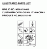 Jonsered LT2116 CMA2 (96061014400) - Lawn & Garden Tractor (2006-02) Ersatzteile FREQUENTLY USED PARTS