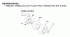 Jonsered LT2117 A (J2117AA, 954130089) - Lawn & Garden Tractor (2003-01) Listas de piezas de repuesto y dibujos WHEELS TIRES