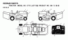 Jonsered ICT13 (JICT13B, 954130039) - Lawn & Garden Tractor (2000-02) Spareparts DECALS