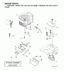 Jonsered LT2118 A (J2118AB, 954130213) - Lawn & Garden Tractor (2004-06) Listas de piezas de repuesto y dibujos ENGINE