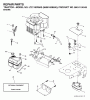 Jonsered LT2118 CMA2 (96061008500) - Lawn & Garden Tractor (2006-04) Listas de piezas de repuesto y dibujos ENGINE CUTTING EQUIPMENT