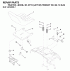 Jonsered ICT13 (JICT13D, 954130039) - Lawn & Garden Tractor (2001-01) Listas de piezas de repuesto y dibujos SEAT