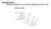 Jonsered ICT13 (JICT13D, 954130039) - Lawn & Garden Tractor (2001-01) Listas de piezas de repuesto y dibujos WHEELS TIRES