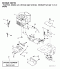 Jonsered LT2122 A2 (96011013100) - Lawn & Garden Tractor (2006-04) Listas de piezas de repuesto y dibujos ENGINE CUTTING EQUIPMENT