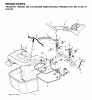 Jonsered LT2122 CMA (96061001200) - Lawn & Garden Tractor (2005-01) Listas de piezas de repuesto y dibujos BAGGER