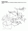 Jonsered LT2122 CMA (J2122CMAA, 954130218) - Lawn & Garden Tractor (2004-01) Listas de piezas de repuesto y dibujos BAGGER