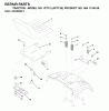 Jonsered ICT13 (JICT13E, 954130039) - Lawn & Garden Tractor (2001-09) Listas de piezas de repuesto y dibujos SEAT