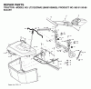 Jonsered LT2122 CMA2 (96061008600) - Lawn & Garden Tractor (2006-04) Listas de piezas de repuesto y dibujos BAGGER