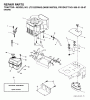 Jonsered LT2122 CMA2 (96061008700) - Lawn & Garden Tractor (2006-04) Listas de piezas de repuesto y dibujos ENGINE CUTTING EQUIPMENT