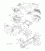 Jonsered LT2213 (96041007900) - Lawn & Garden Tractor (2009-01) Ersatzteile CHASSIS ENCLOSURES
