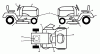Jonsered LT2213 A (96041015203) - Lawn & Garden Tractor (2011-08) Ersatzteile DECALS