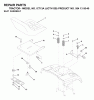 Jonsered ICT13A (JICTH13B, 954130040) - Lawn & Garden Tractor (2000-04) Listas de piezas de repuesto y dibujos SEAT