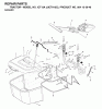 Jonsered ICT13A (JICTH13C, 954130040) - Lawn & Garden Tractor (2001-02) Listas de piezas de repuesto y dibujos BAGGER