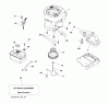Jonsered LT2213 C (96051000902) - Lawn & Garden Tractor (2012-08) Listas de piezas de repuesto y dibujos ENGINE