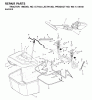 Jonsered ICT13A (JICTH13D, 954130040) - Lawn & Garden Tractor (2001-02) Listas de piezas de repuesto y dibujos BAGGER