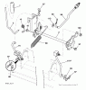 Jonsered LT2213 CA (96051001003) - Lawn & Garden Tractor (2012-08) Listas de piezas de repuesto y dibujos MOWER LIFT / DECK LIFT