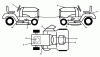 Jonsered LT2213 CA (96051001904) - Lawn & Garden Tractor (2013-05) Listas de piezas de repuesto y dibujos DECALS
