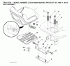 Jonsered LT2216 (96041003100) - Lawn & Garden Tractor (2007-02) Listas de piezas de repuesto y dibujos SEAT