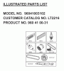 Jonsered LT2216 (96041003102) - Lawn & Garden Tractor (2007-02) Listas de piezas de repuesto y dibujos FREQUENTLY USED PARTS