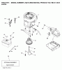 Jonsered LT2216 (96041003104) - Lawn & Garden Tractor (2007-10) Listas de piezas de repuesto y dibujos ENGINE