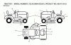 Jonsered LT2216 (96041003201) - Lawn & Garden Tractor (2007-02) Spareparts DECALS