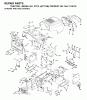 Jonsered ICT14 (JICT14B, 954130079) - Lawn & Garden Tractor (2002-02) Listas de piezas de repuesto y dibujos CHASSIS ENCLOSURES