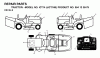 Jonsered ICT14 (JICT14B, 954130079) - Lawn & Garden Tractor (2002-02) Listas de piezas de repuesto y dibujos DECALS