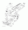 Jonsered LT2216 (96041004202) - Lawn & Garden Tractor (2007-10) Listas de piezas de repuesto y dibujos DRIVE