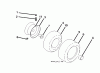 Jonsered LT2216 (96041005602) - Lawn & Garden Tractor (2009-02) Listas de piezas de repuesto y dibujos WHEELS TIRES