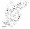 Jonsered LT2216 (96041010100) - Lawn & Garden Tractor (2009-01) Listas de piezas de repuesto y dibujos DRIVE