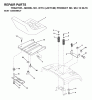 Jonsered ICT14 (JICT14B, 954130079) - Lawn & Garden Tractor (2002-02) Listas de piezas de repuesto y dibujos SEAT