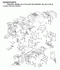Jonsered ICT14 (JICT14C, 954130079) - Lawn & Garden Tractor (2002-06) Listas de piezas de repuesto y dibujos CHASSIS ENCLOSURES
