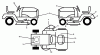 Jonsered LT2216 (96041010104) - Lawn & Garden Tractor (2011-01) Listas de piezas de repuesto y dibujos DECALS