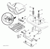Jonsered LT2216 (96041010107) - Lawn & Garden Tractor (2013-05) Listas de piezas de repuesto y dibujos SEAT