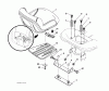 Jonsered LT2216 (96041010200) - Lawn & Garden Tractor (2009-01) Listas de piezas de repuesto y dibujos SEAT