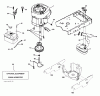 Jonsered LT2216 (96041010201) - Lawn & Garden Tractor (2010-01) Listas de piezas de repuesto y dibujos ENGINE